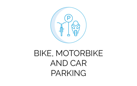 Bike motorbike car parking